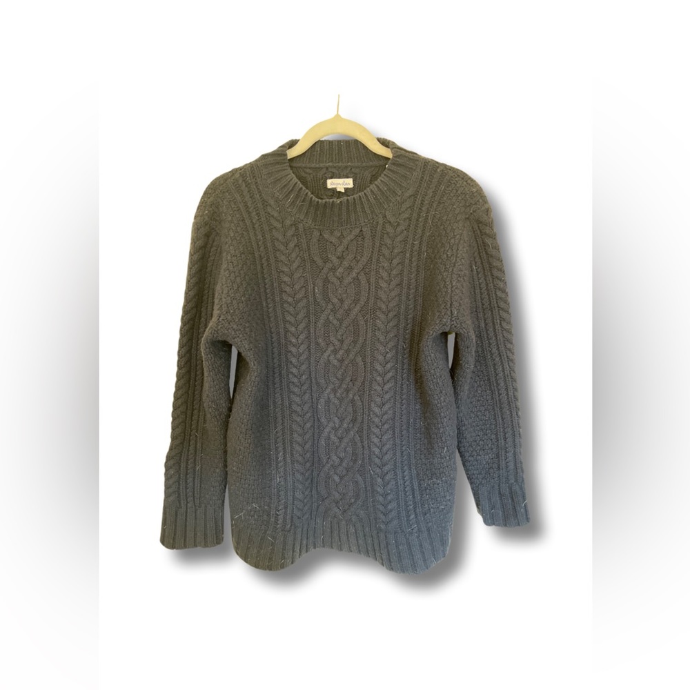 Steven Alan Wool Cable Knit Sweater